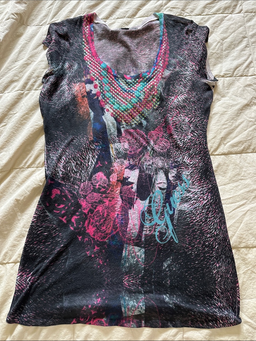Guess Graphic Print Shirt